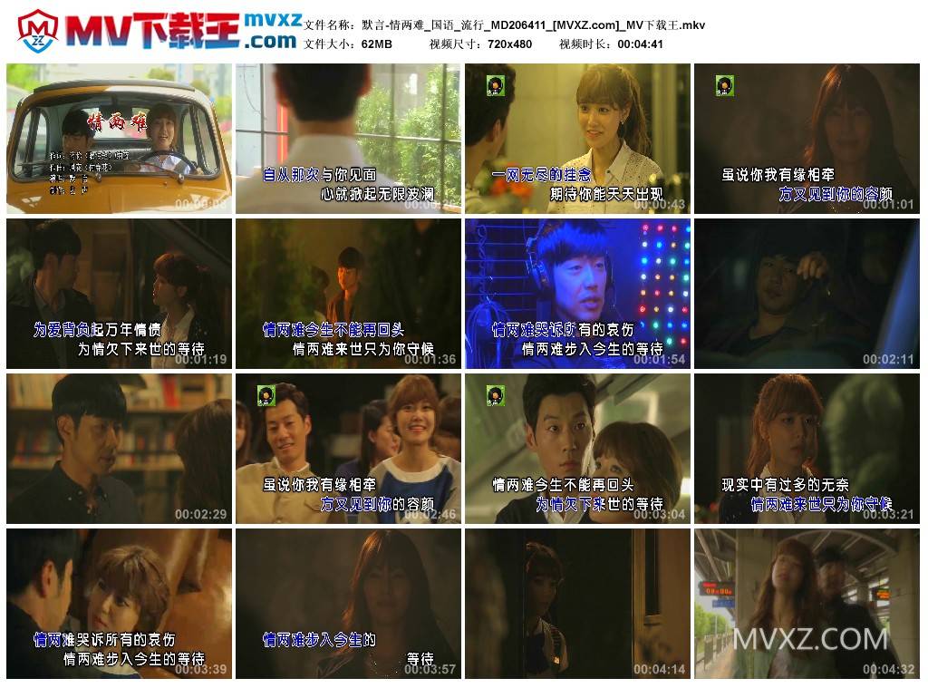 默言-情两难_国语_流行_MD206411